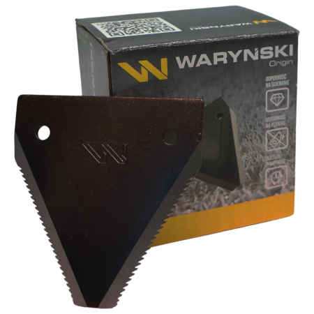 NÓŻ LISTWY NOŻOWEJ BIZON 20 SZT WARYŃSKI 80x76x2,5 ZĄBKOWANIE OD SPODU